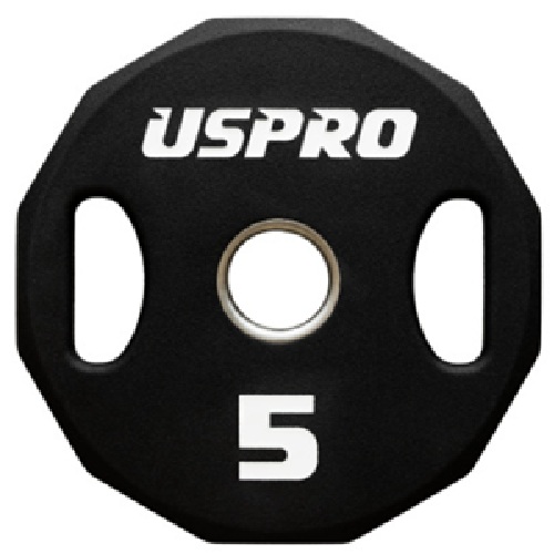 씨앤케이 USPPRO 우레탄 12각 중량 원판 (5kg, 2개)_이미지