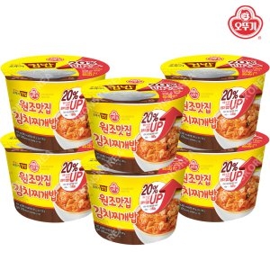오뚜기 컵밥 원조맛집 김치찌개밥 310g (6개)_이미지