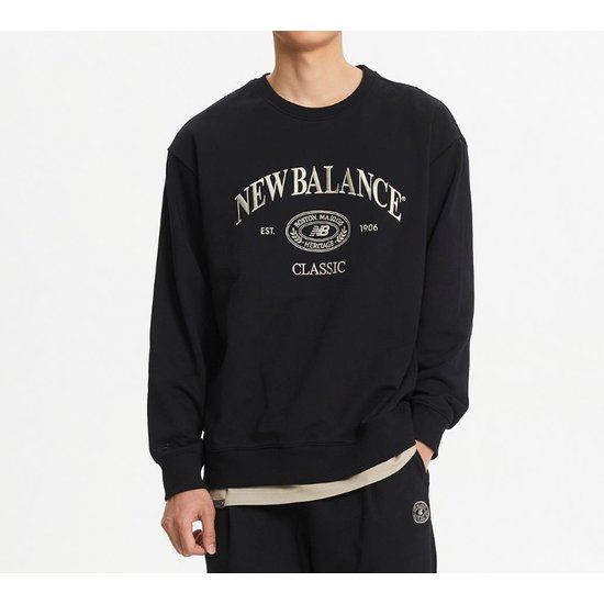 HERITAGE 맨투맨 SEMI OVER FIT NBNCE41313