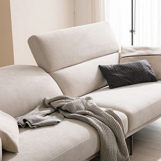 에싸 레반트 컴팩트 헤드기능 카시미라 패브릭 소파 4인용 (스툴별도)_이미지