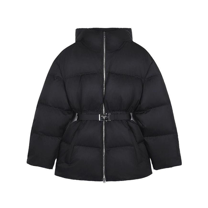 프라다 FW25 여성 리나일론 후드 패딩 29X214 1WQ8 F0002_이미지