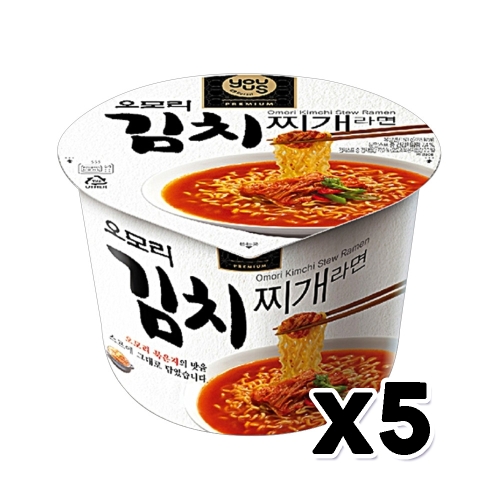 팔도 유어스 오모리 김치찌개라면 150g (5개)_이미지