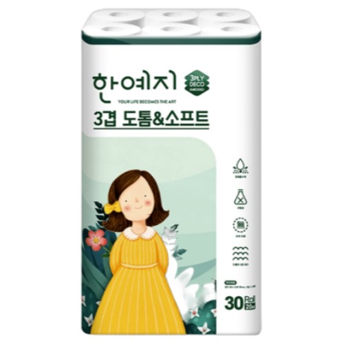 3겹 도톰 앤 소프트 20m (30롤)