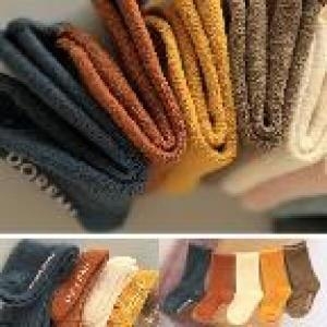 에이치플러스몰 수면양말 5족 유아 아동 겨울 방한 양말 영아 W5E860E