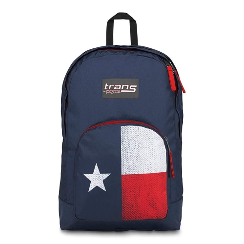 잔스포츠 Trans by 44.5cm 17.5인치 오버트 백팩 론스타 블루. 노트북 111608