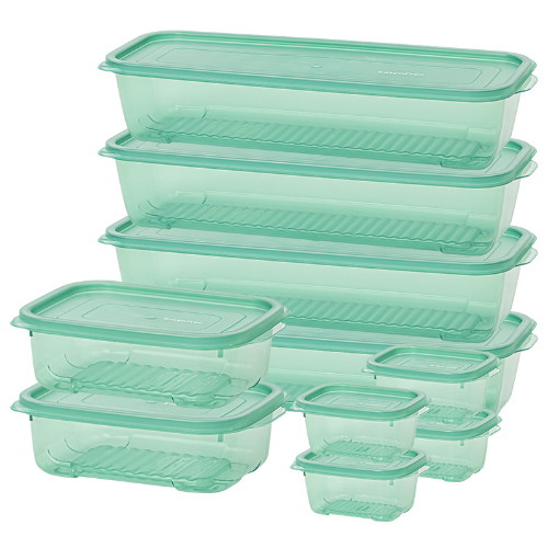  이지앤프리 튼튼이 웨이브킵 도어정리세트 10종 냉동실정리용기