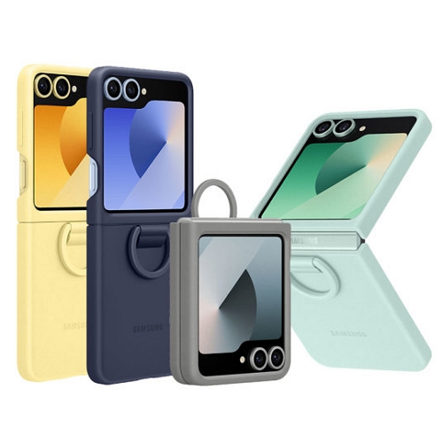 삼성전자 갤럭시Z 플립7 FE 실리콘 케이스 with 링 EF-PF741 (해외구매)_이미지