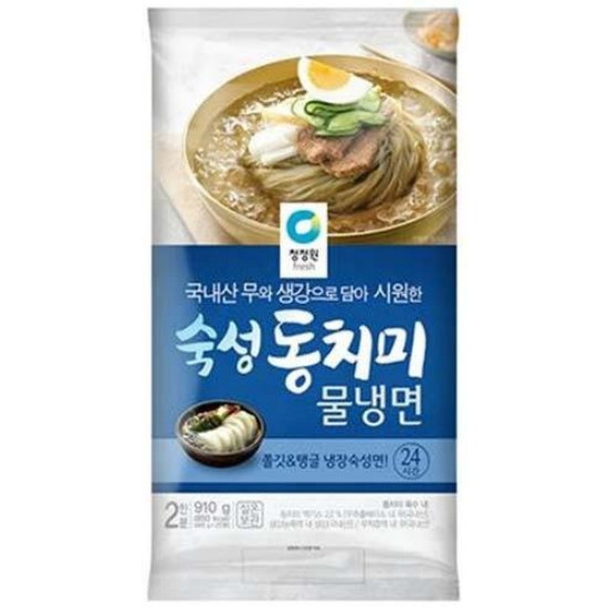 대상 청정원 숙성 동치미 물냉면 2인분 910g (3개)_이미지