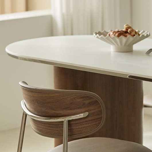 까사일레븐 아도니스 포세린 세라믹 식탁 1800 (의자6개)_이미지