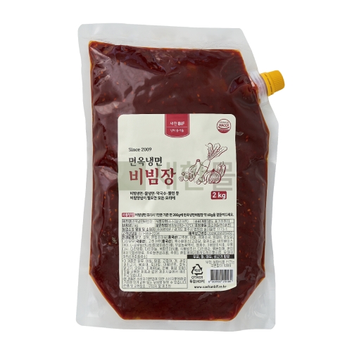  새한BIF 면옥냉면 비빔장 2kg [1개]