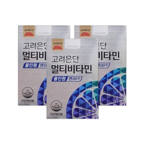 고려은단 멀티비타민 올인원 맨 60+ 60정 (3개)_이미지