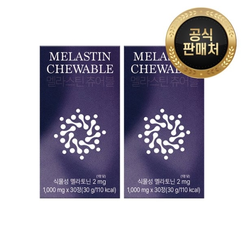 신비바이오 경성포유틴 멜라스틴 츄어블 30정 (2개)