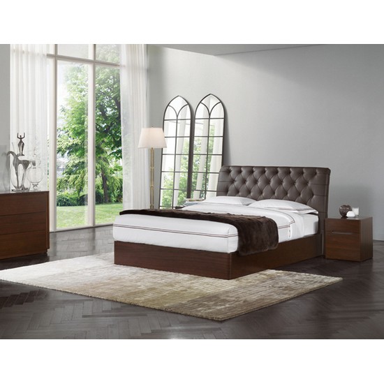 시몬스 D2028B 브라운 LK (뷰티레스트우디)