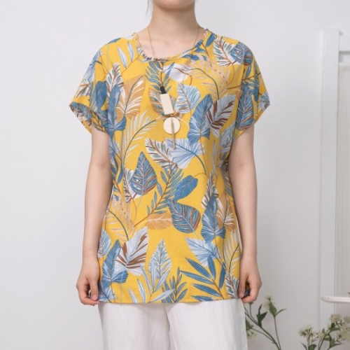 마담4060 엄마옷 라니아라운드티셔츠-QD000058_이미지