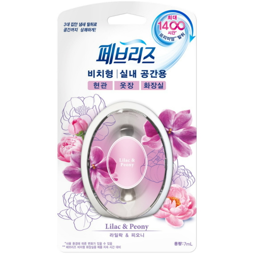 한국피앤지 페브리즈 라일락 앤 피오니 6.3ml (6개)