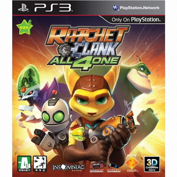 SIE 라쳇 앤 클랭크: 올4원 PS3 (일반판)