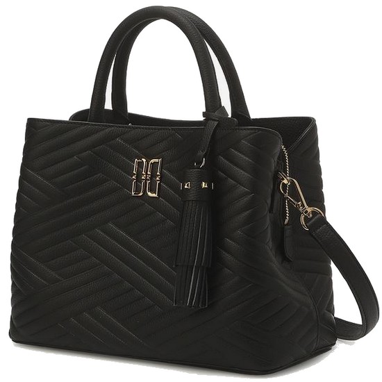 CARLISLE 칼라일 가죽 토트백 DCBA1E366BK