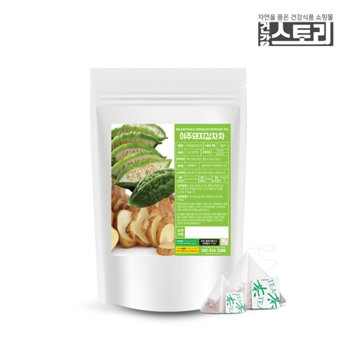 건강스토리 여주 돼지감자차 1g 100티백 (1개)_이미지