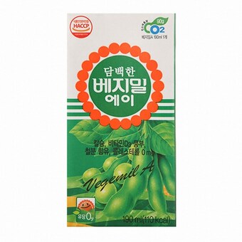 정식품 담백한 <b>베지밀</b>A 190ml