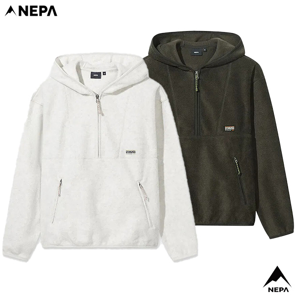바람막이 플리스 플러피 하프집업 후디 플리스자켓 7L86062