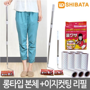 시바타 서서하는 롱타입 테이프크리너 돌돌이 찍찍이테이프_이미지