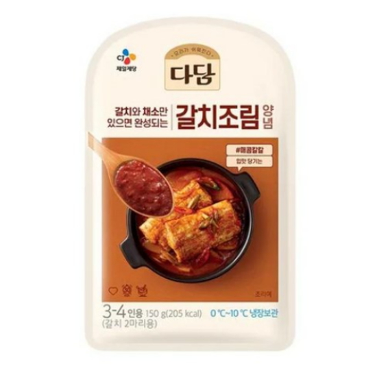 CJ제일제당 다담 갈치조림양념 150g (10개)