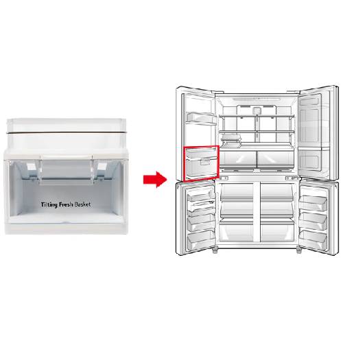 LG전자 야채실 바구니 AAP73672403_이미지
