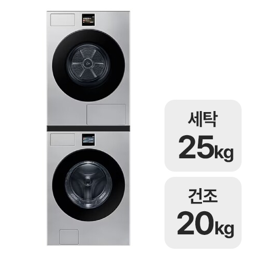삼성전자 비스포크 AI WF80F25BDT + DV80F20DDT_이미지