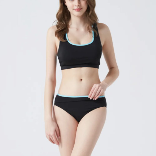 베이직엘르 여성 래쉬가드 이너웨어 비키니 세트 BEL-S228K_이미지