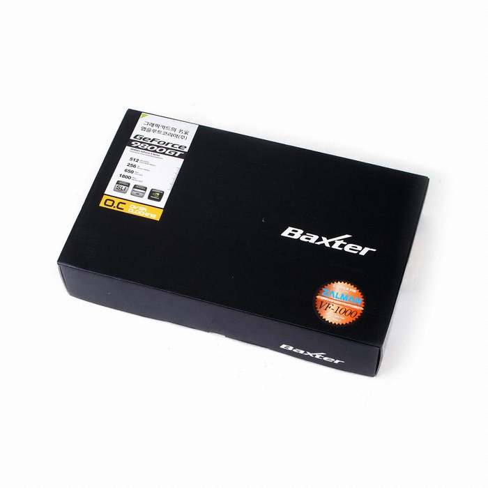 앱코 지포스 9800GT Baxter 다크초콜릿 OC 512MB VF1000_이미지