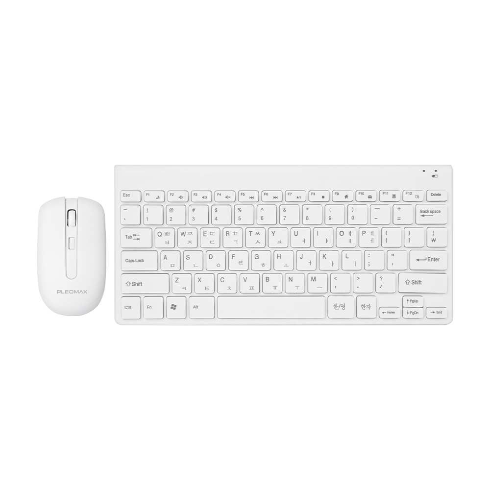 플레오맥스 AVEC-50M 무선 키보드 마우스 세트 (화이트)_이미지