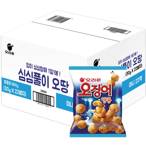 오리온 오징어땅콩 30g