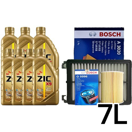 X9 LS 5W30 7L + 보쉬필터 현대 스타리아 US4 2.2 디젤