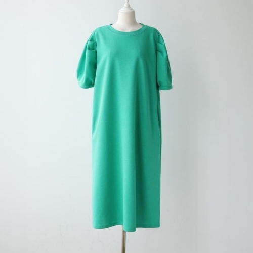 코코면퍼프라운드원피스 WBQ996M504 빅사이즈