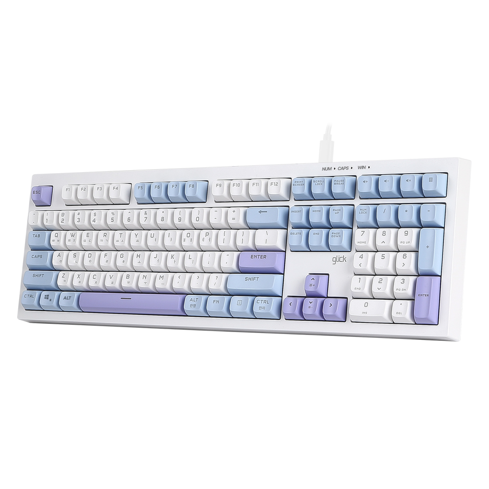 지클릭커 OFFICEPRO OPK50 사일런스 M RGB 무소음 방수 108 (Coral, CR2)_이미지