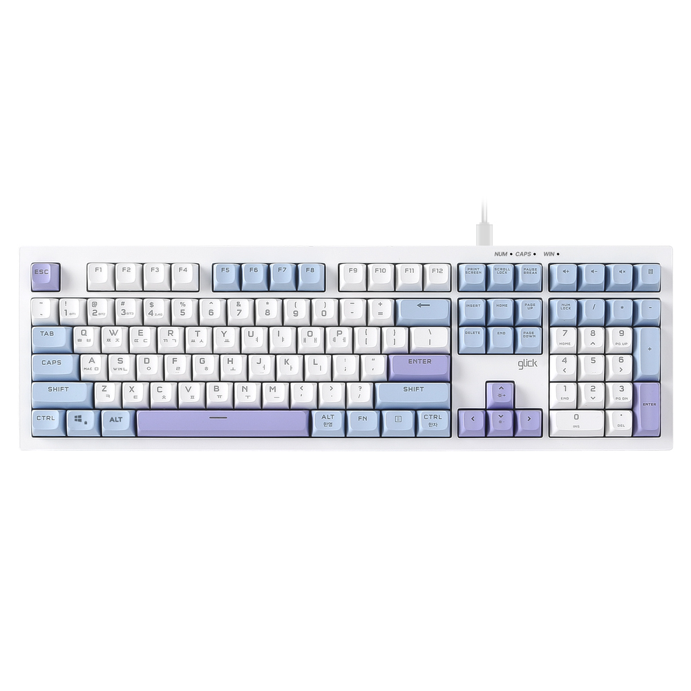 지클릭커 OFFICEPRO OPK50 사일런스 M RGB 무소음 방수 108 (Coral, CR2)_이미지