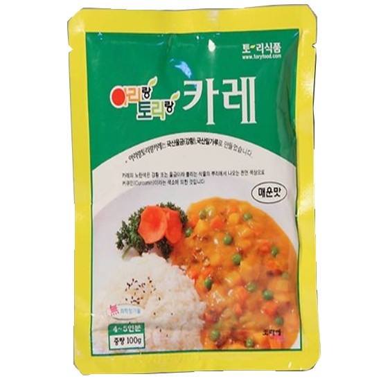 토리식품 아리랑 토리랑 카레 매운맛 100g