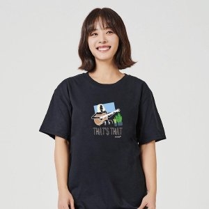 홈캉스 취미 편한반팔티 시밀러 티셔츠 W72D5E6