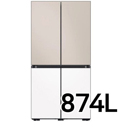 삼성전자 비스포크 새틴 RF85B9121 (베이지+화이트)_이미지