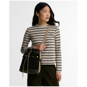 바버 남여공용 왁스 Mia Drawstring 토트백 URBA6F307L3