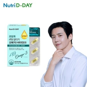 뉴트리디데이 초임계 rTG 알티지 오메가3 비타민D3 1001mg 30캡슐 (1개)