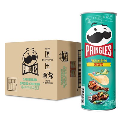 켈로그 프링글스 캐리비안식 치킨맛 100g (24개)_이미지