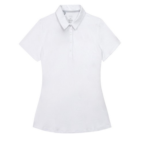 언더아머 UA 플레이오프 폴로 1377335 (100, 화이트)_이미지