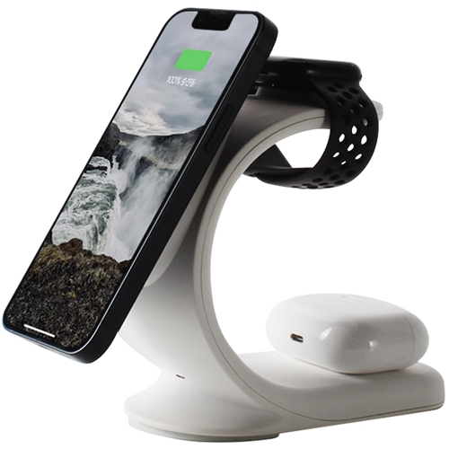 15W 3in1 올인원 맥세이프 무선충전기 FU-WC01