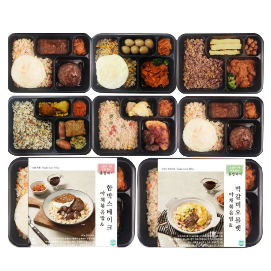 한국푸드 혼밥데이 도시락 (10팩)