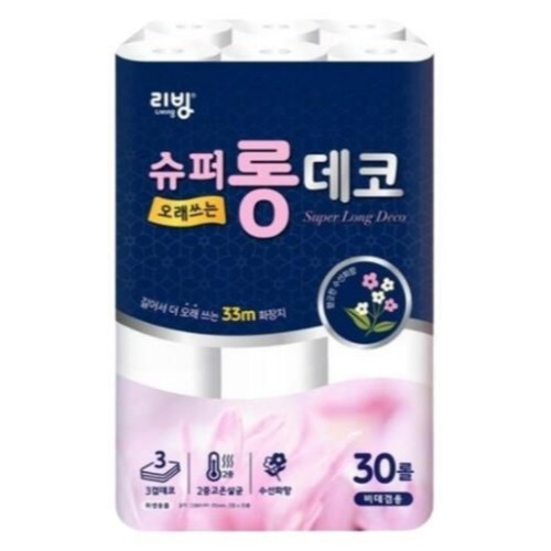슈퍼롱데코 33m (30롤)