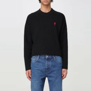 아미 UKS046 KN0042 193 남녀공용 하트로고 니트