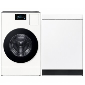 삼성전자 비스포크 AI 콤보 <b>WD90H25BHY</b> + 식기세척기 DW80F75L1U01