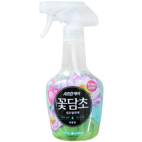 샤프란케어 꽃담초 섬유탈취제 연꽃향 400ml (8개)_이미지