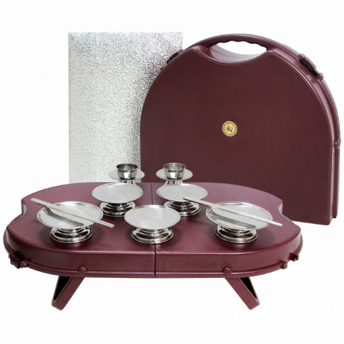 박씨상방 휴대용 스테인리스 성묘용 제기세트 13P